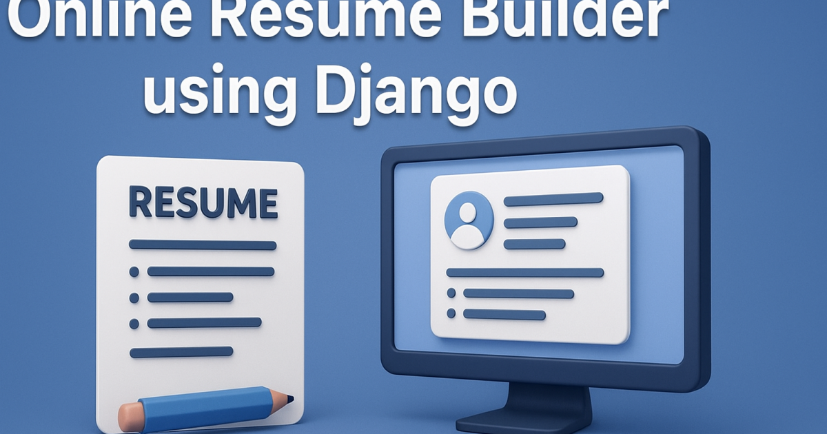 Online Resume Builder using Django