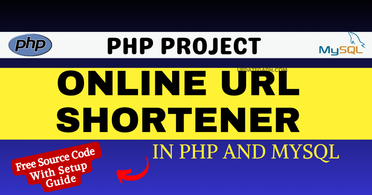 Online Url Shortener in PHP and MySQL