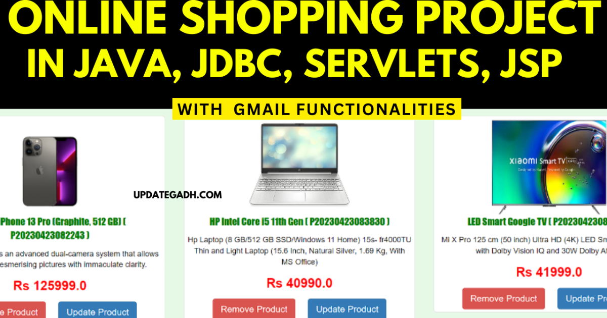 OnlineShopping Projectin Java