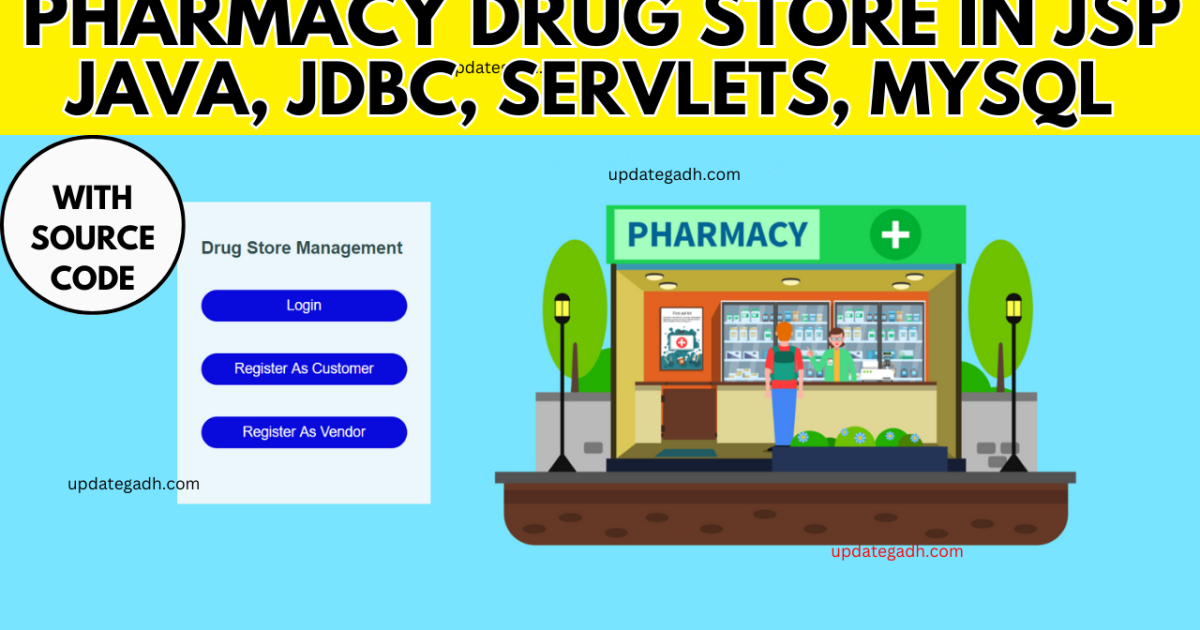 Pharmacy Drug Store in JSP