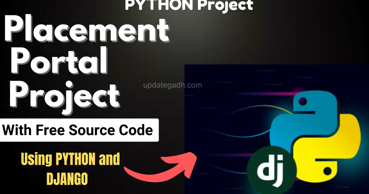Placement Portal Using Python and Django free source Code - Placement Portal