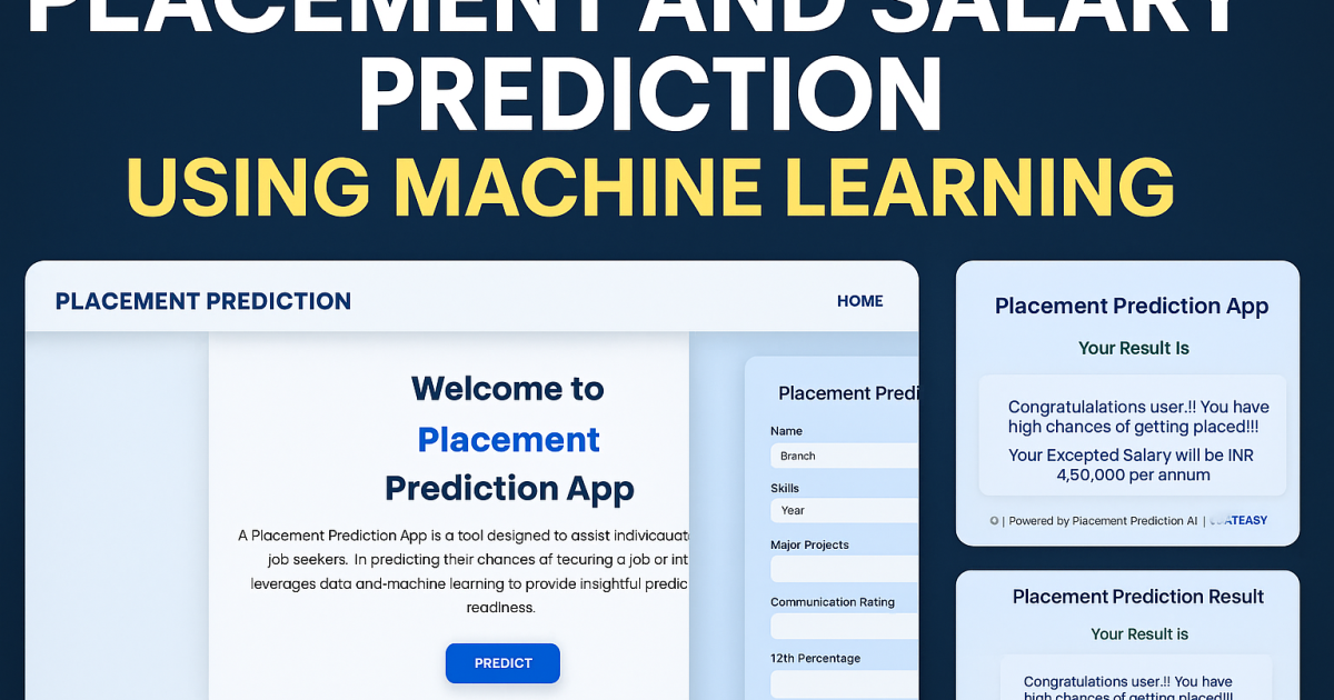 Placement Prediction Using Machine Learning