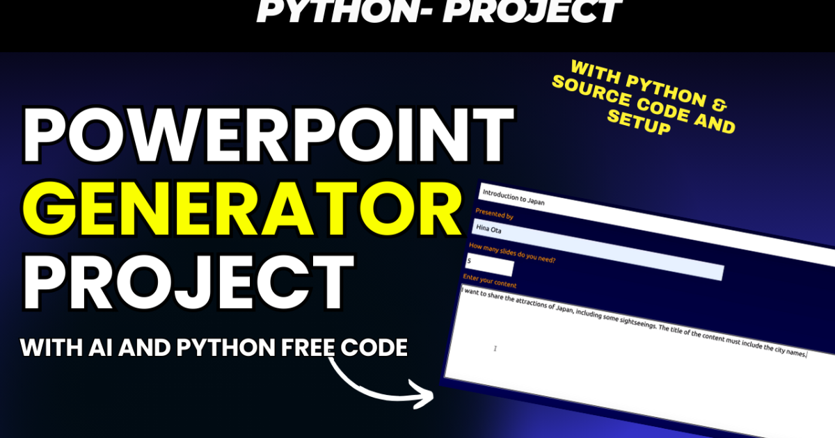 PowerPoint Generator Project