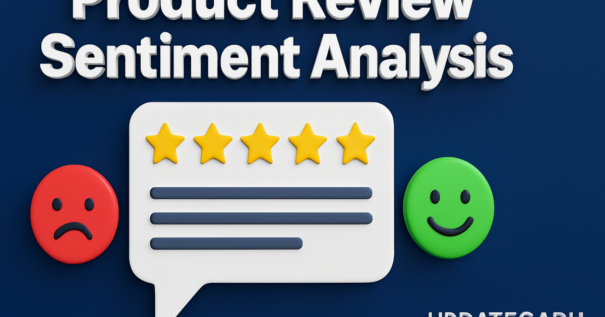 Product Review Sentiment Analysis