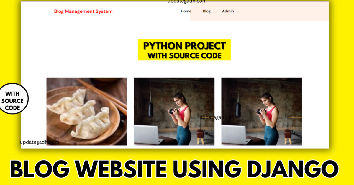 Python Blog Website Using Django Python