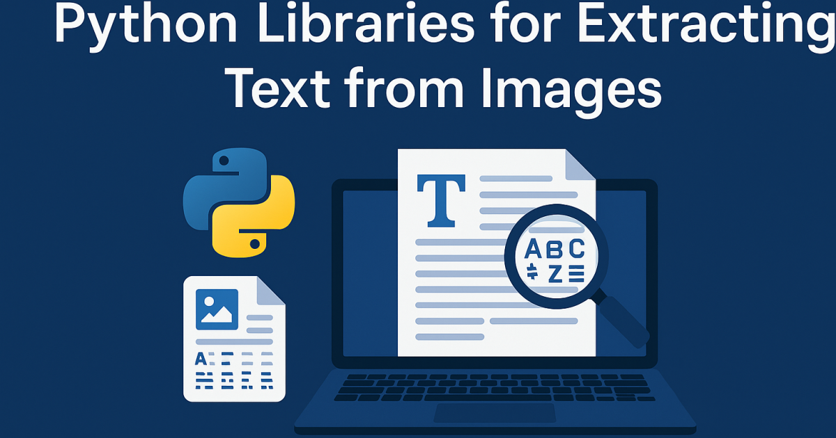 Python Libraries for Extracting Text from Images