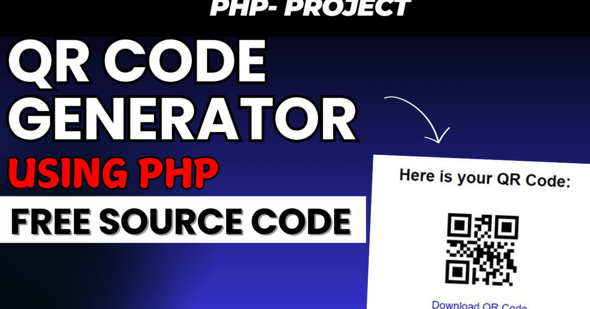 QR Code Generator Using PHP Free Code