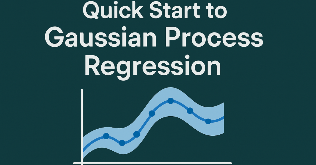 Quick Start to Gaussian Process Regression
