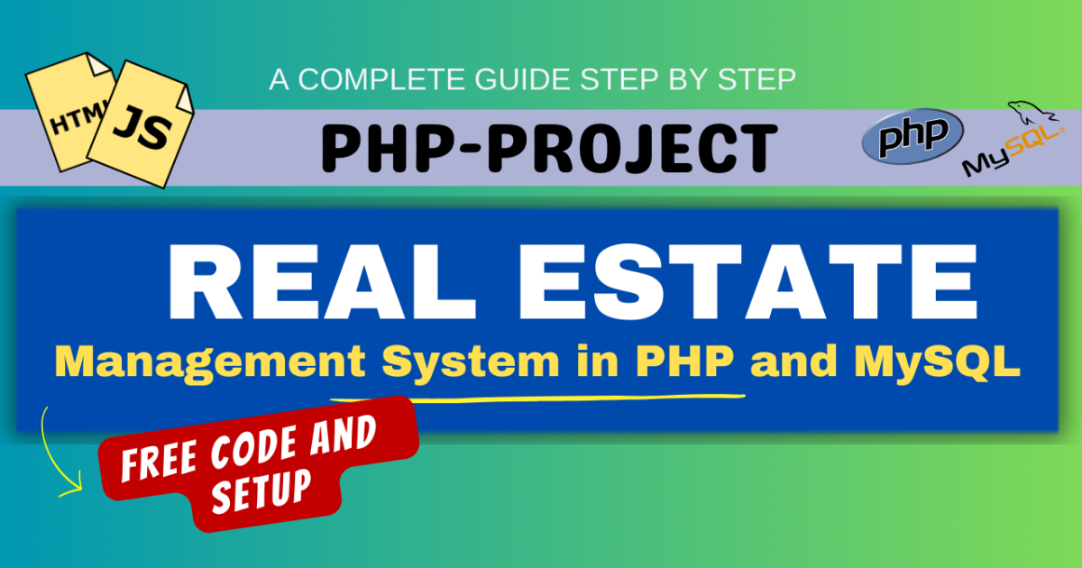 Real Estate Management with PHP and MySQL