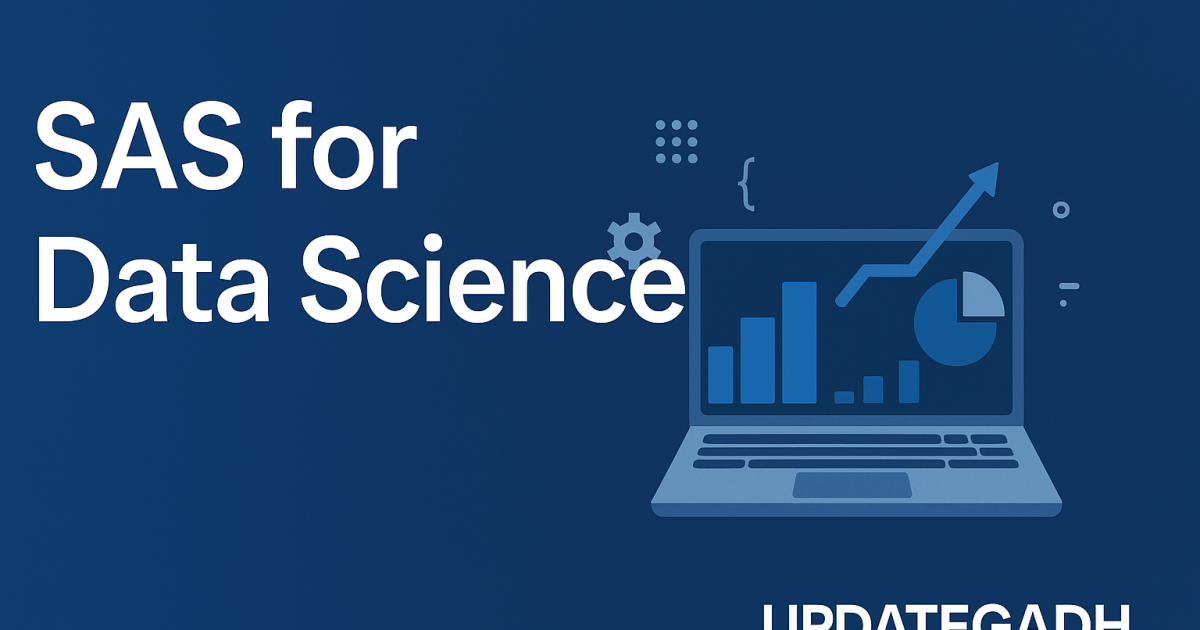 SAS for Data Science