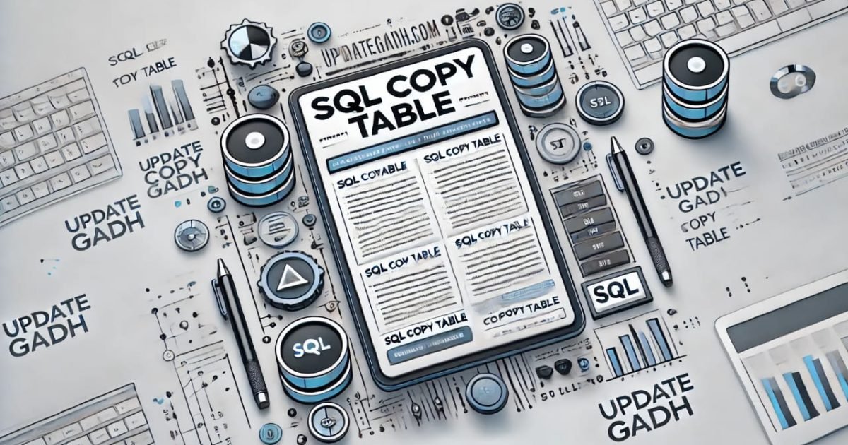 SQL COPY TABLE