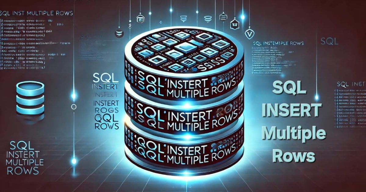 SQL INSERT Multiple Rows