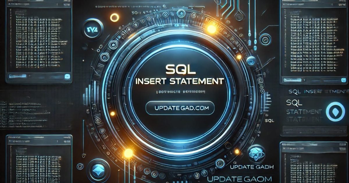 SQL INSERT STATEMENT