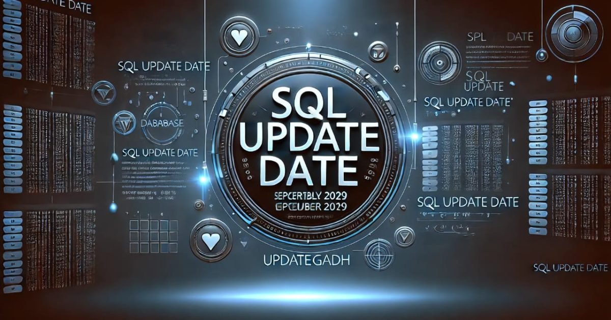 SQL UPDATE DATE
