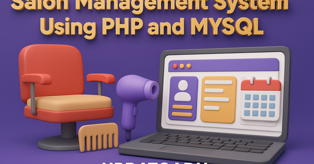 Salon Management System Using PHP and MYSQL