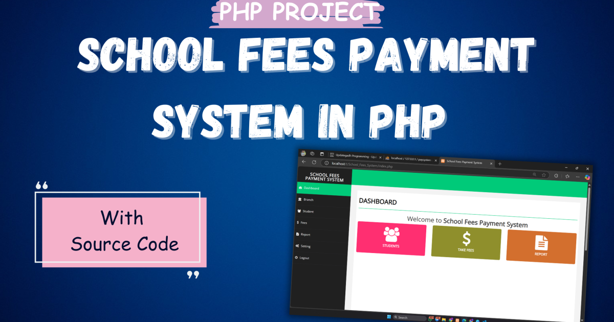 School Fees Payment System in PHP with Source Code - School Fees Payment System in PHP