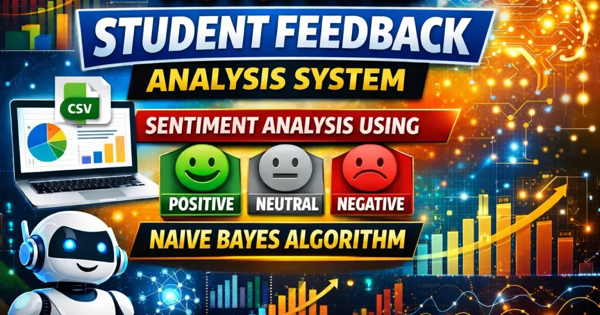 Student Feedback Analysis System Using Machine Learning