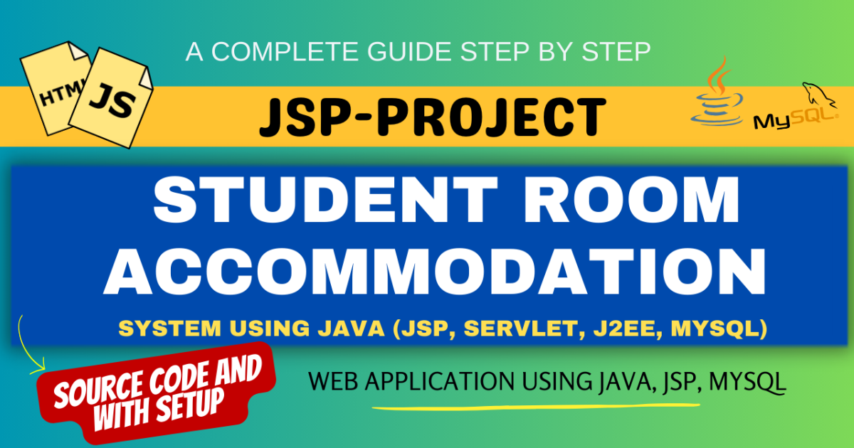 Student Room Accommodation using Java JSP MySQL, J2EE , Free Source code
