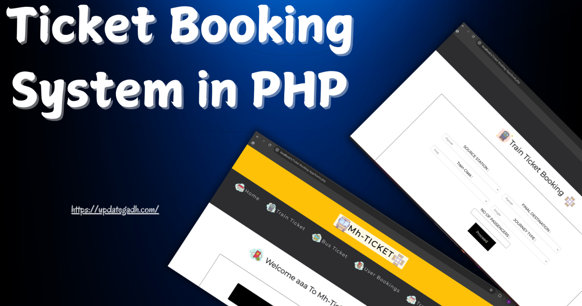 Ticket Booking System in PHP - Ticket Booking System in PHP