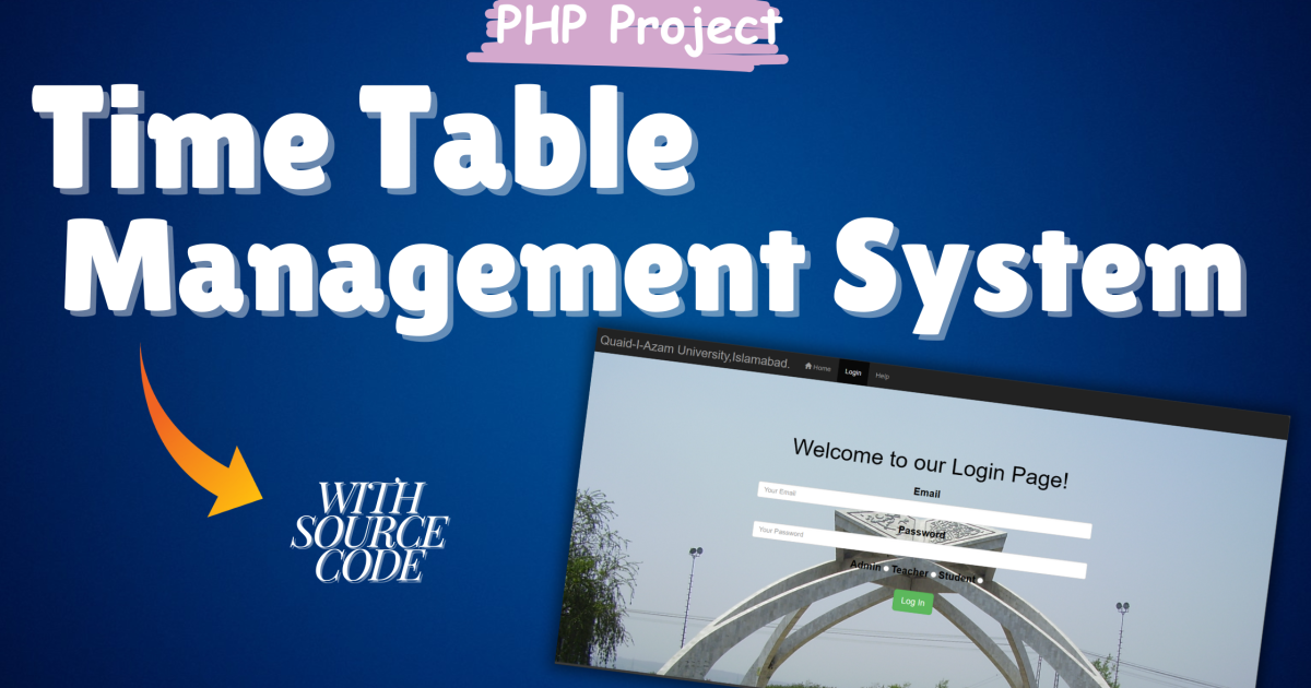 Time Table Management System - Time Table Management System