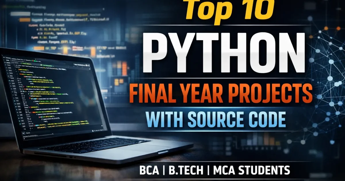Top 10 Python Final Year Projects with Source Code