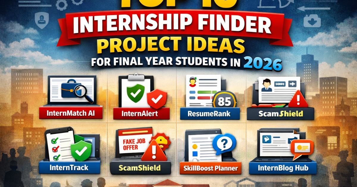 Internship Finder Project Ideas for Final Year Students 2026