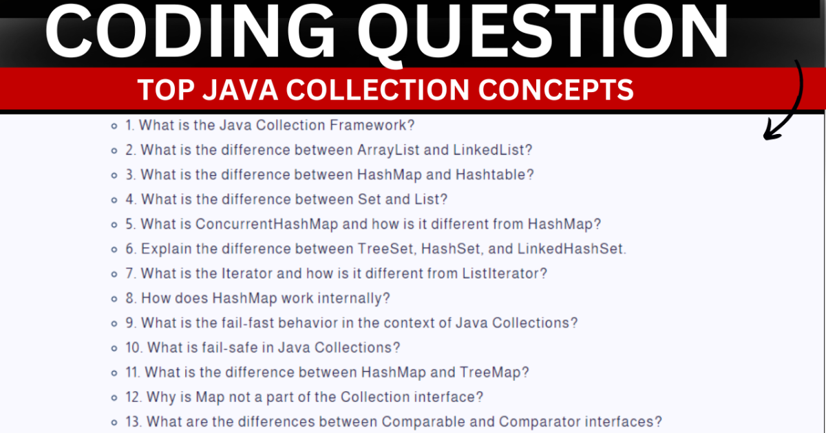 Top Java Collection Concepts interview questions