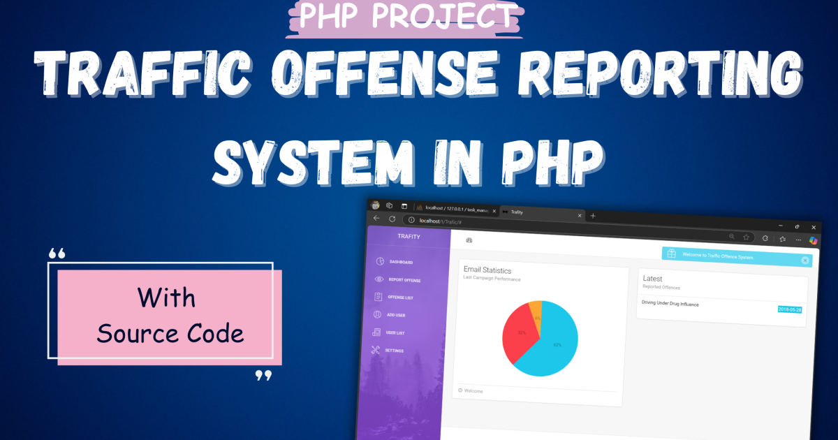 Traffic Offense Reporting System in PHP with Source Code - Traffic Offense Reporting System in PHP