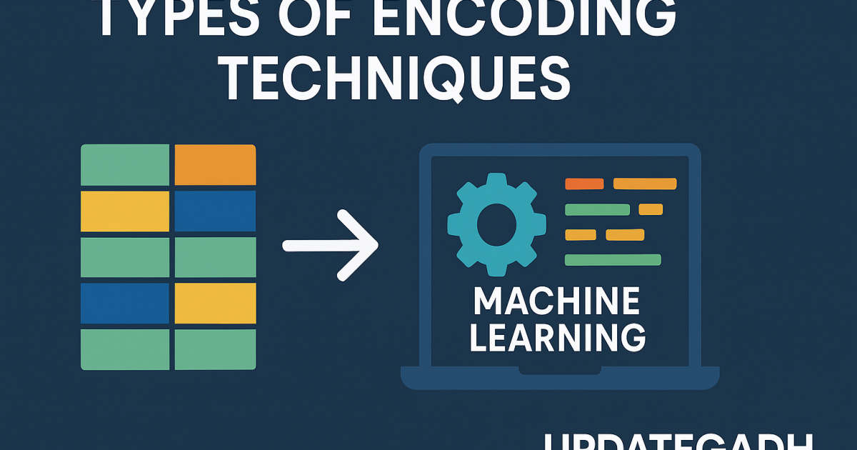 Types of Encoding Techniques - Types of Encoding Techniques