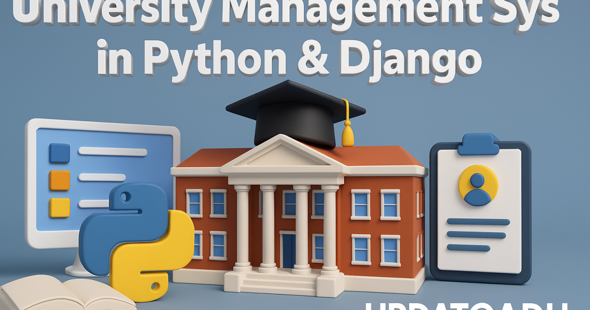 University Management System in Python & Django