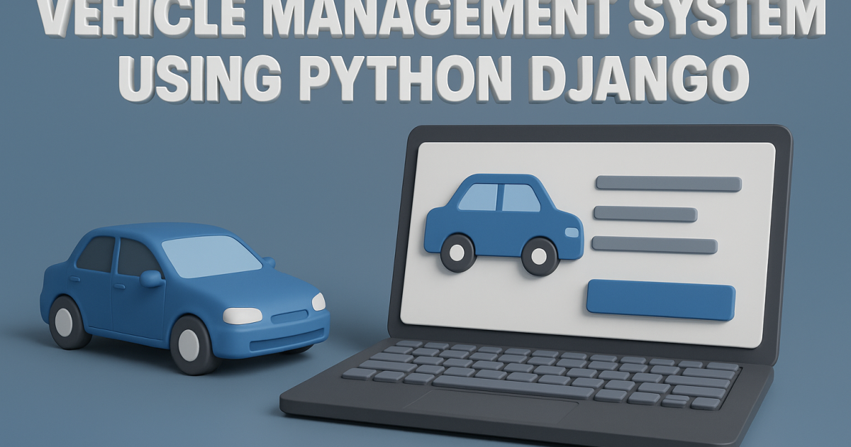 Vehicle Management System Using Python Django