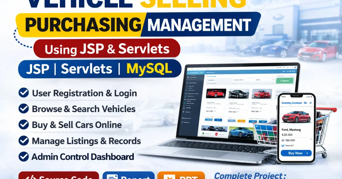 Vehicle Selling Purchasing Management System Using JSP