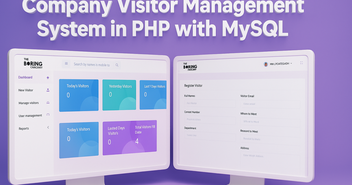 Company Visitor Management System