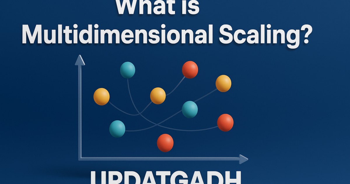 What is Multidimensional Scaling?