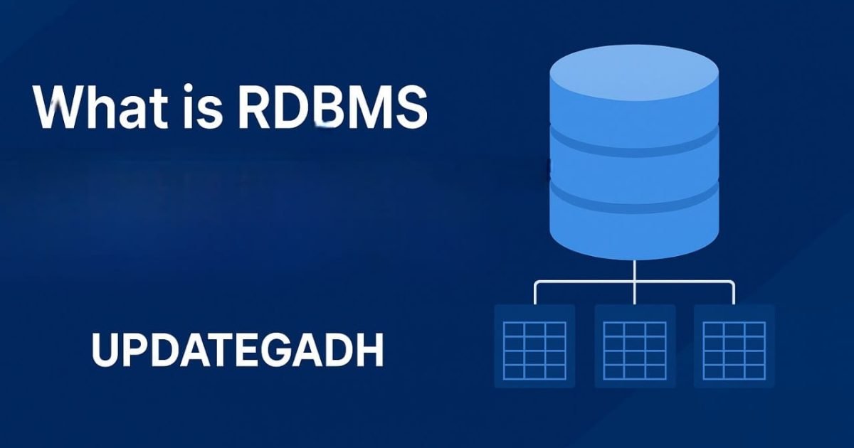 What is RDBMS - UpdateGadh
