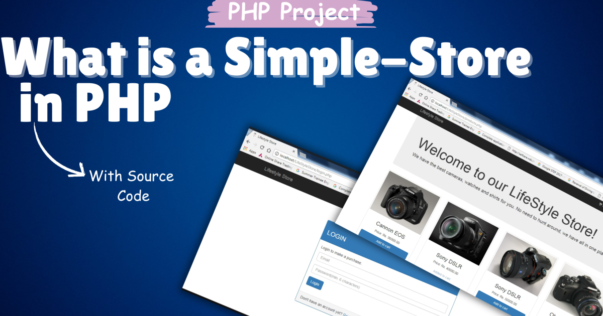What is a Simple-Store in PHP With Source Code - What is a Simple-Store in PHP With Source Code