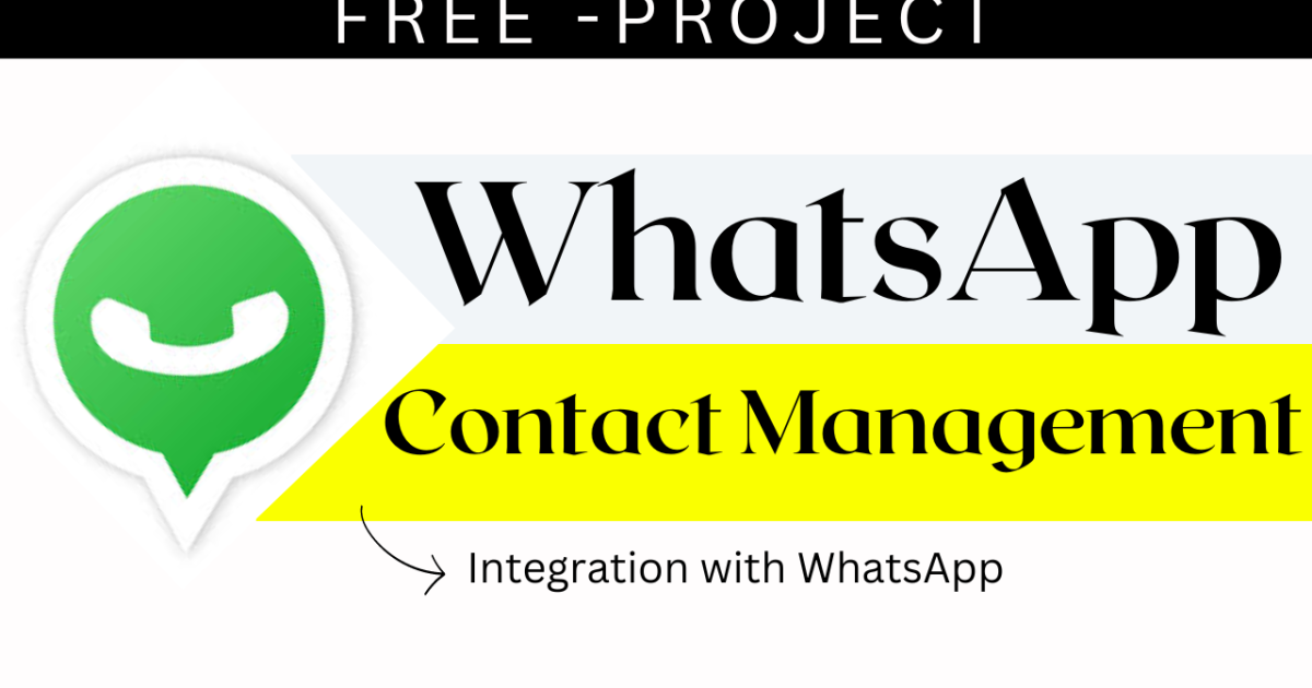 WhatsApp Contact Management