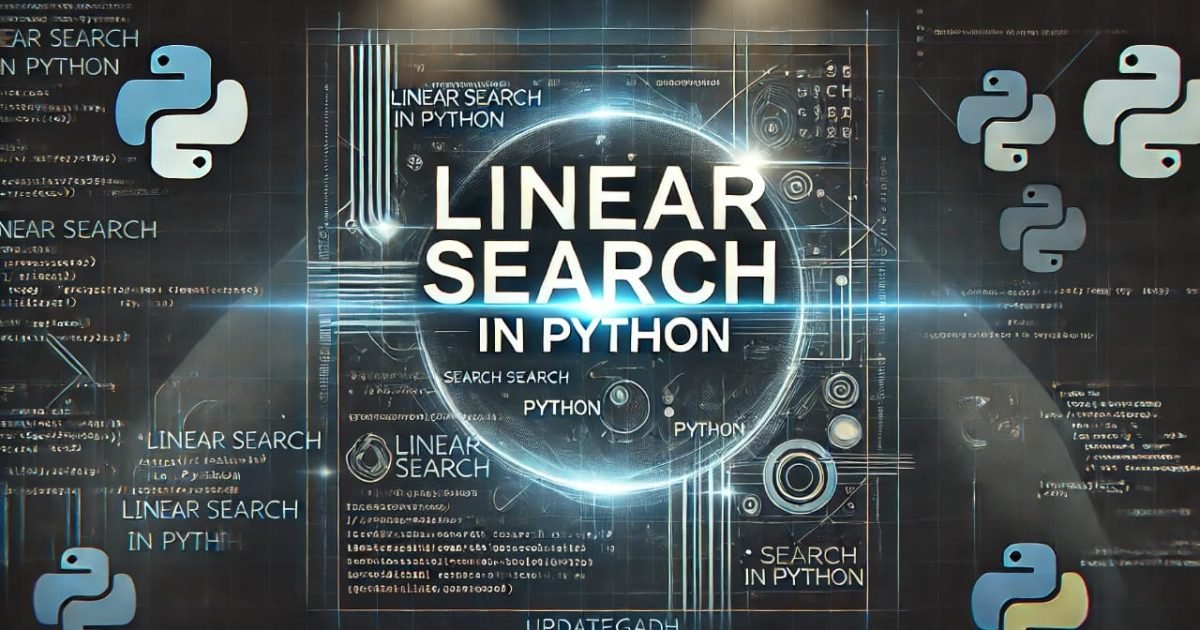 Linear Search in Python