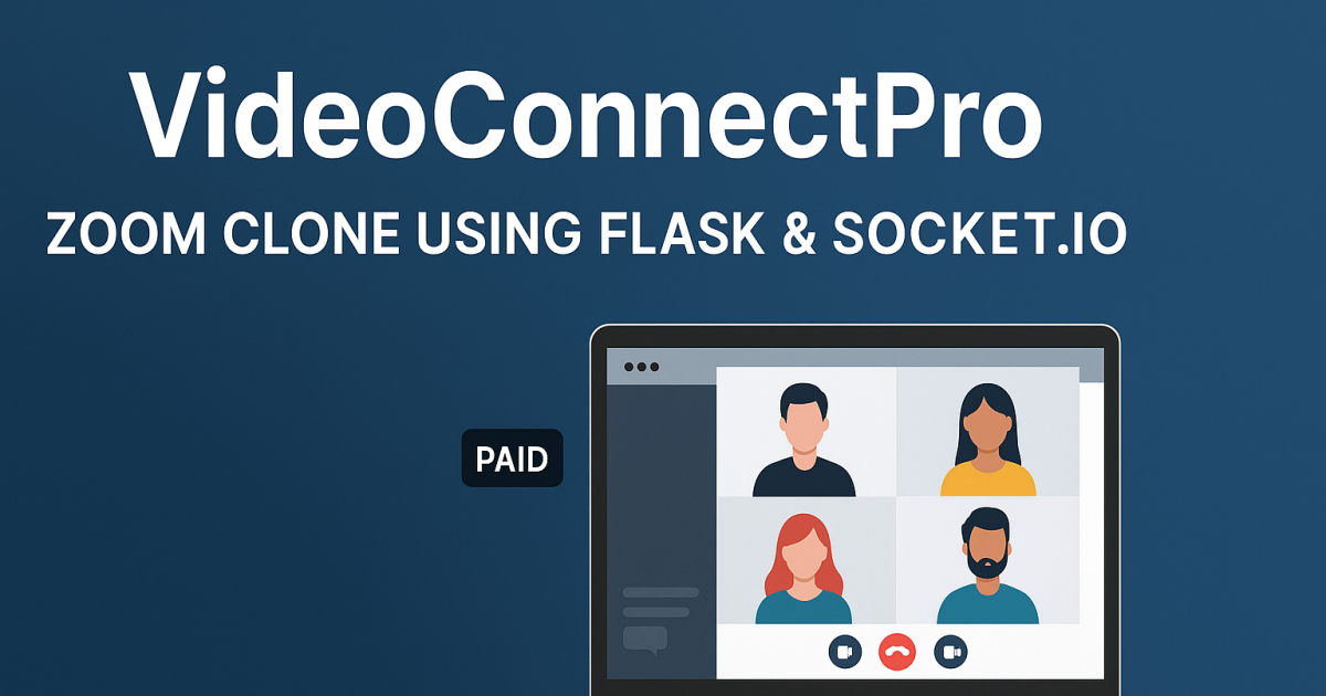 Zoom Clone Using Python & Flask