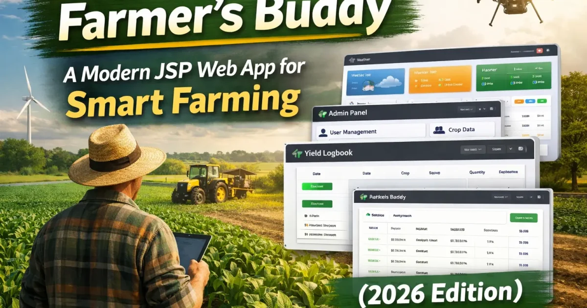Farmer’s Buddy : A Modern JSP Web App