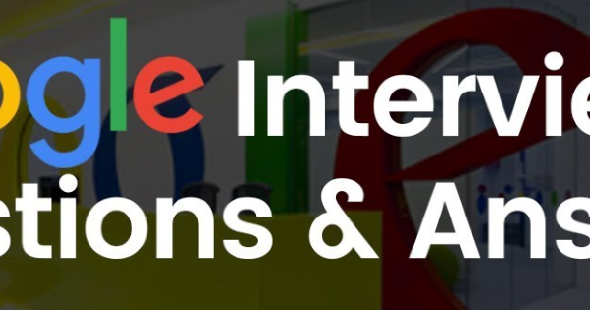 Google interview