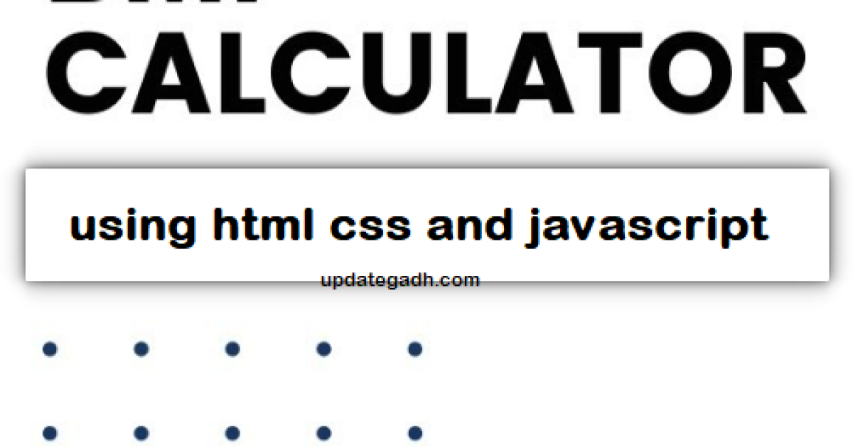 BMI Calculator Using HTML CSS & JavaScript in 3 steps ,Wow ! - Image 32
