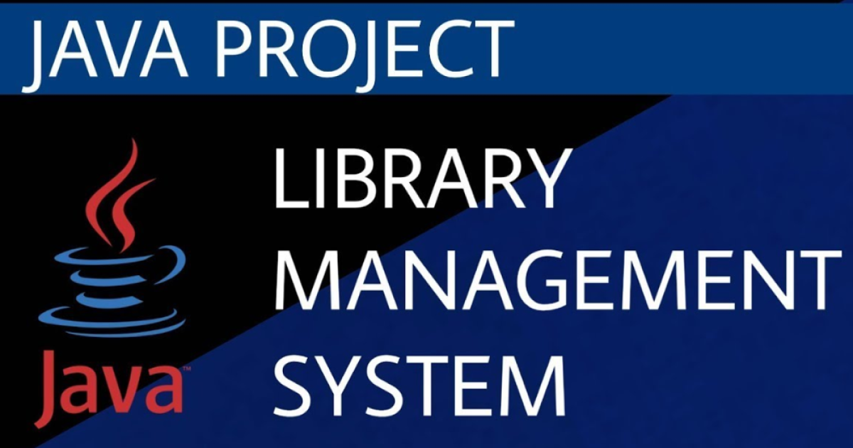 Library management system project in java
