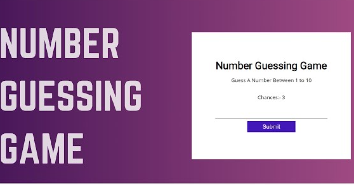 How to Build a Number Guessing Game in Java