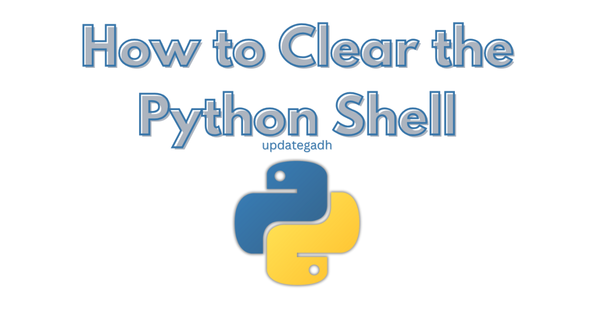 How to Clear the Python Shell