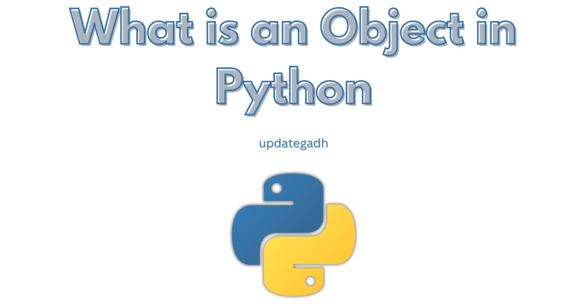 what is an object in python