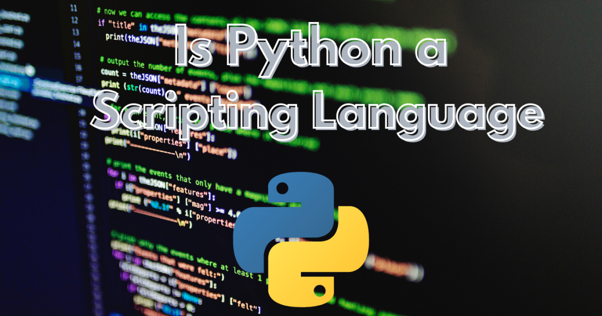 is Python a Scripting Language