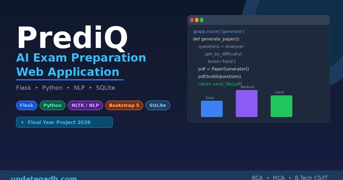 AI-Powered Exam Preparation Web App Using Flask