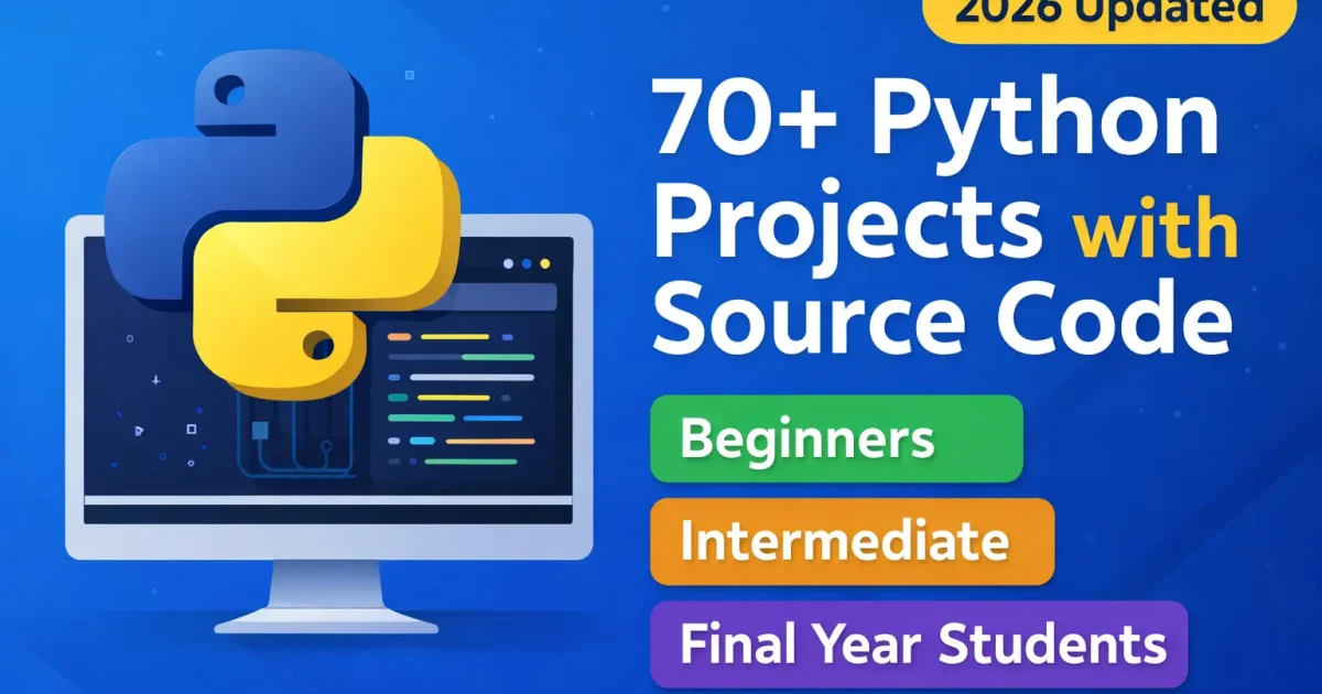 python projects with source code for students